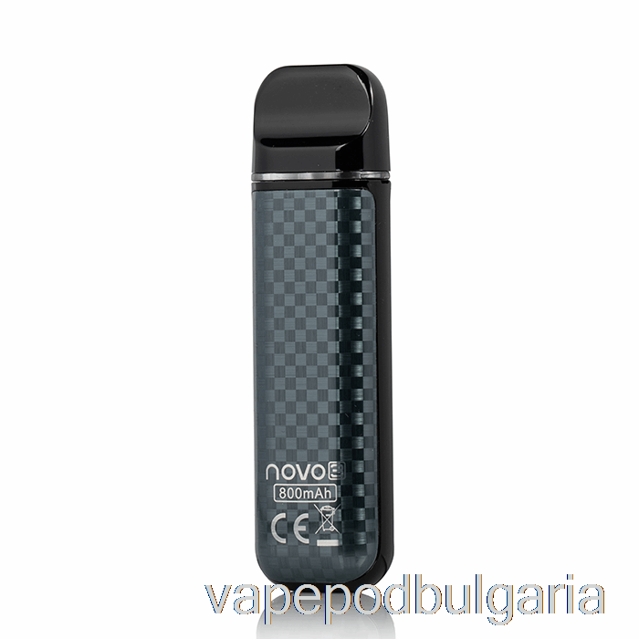 Vape Течности Smok Novo 3 25w Pod система черни въглеродни влакна